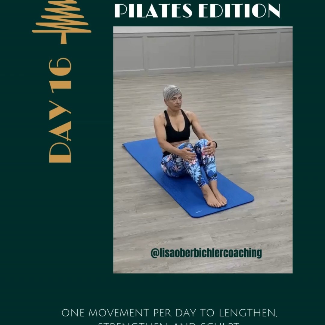 🎄✨ Day 16 of the 24 Days of Fitmas — Pilates Edition ✨🎄

Today’s move is the Oblique Twist (On Lean) Flow — because nothing says holiday core cheer like twisting, lengthening, and firing up those side abs 🔥😄

What’s happening here?
You’re leaning back just enough to challenge your core, rotating with control, and flowing side to side. This isn’t a rushed twist — it’s smooth, intentional, and powered by your breath.

Cue it up 🎯
• Sit tall first, then lean back slightly (chest lifted, spine long)
• Draw your belly button gently toward your spine
• Rotate from the ribcage — not the shoulders
• Exhale as you twist, inhale as you return to centre
• Keep the movement slow, controlled, and very Pilates

Why we love obliques 💪
Your obliques are key for:
• Spinal support and rotation
• Better posture
• Protecting your lower back
• Everyday movements like twisting, reaching, carrying groceries, and yes… shovelling snow ❄️😉

Strong obliques = a stronger, more stable core that moves with confidence — not strain.

✨ Fitmas reminder:
Twist with intention, not momentum. Quality over quantity… even when the holidays are busy 🎁

You’re officially 16 days stronger — keep flowing! 💫

#24DaysOfFitmas
#PilatesEdition
#ObliqueStrength
#CoreWithControl
#TwistAndFlow
#HolidayMovement
#StrongNotStiff
#PilatesForLife
#MoveWithJoy
#FitmasVibes